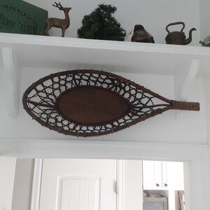 Bread Fish Basket With Handle Brown